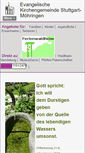 Mobile Screenshot of ev-kirche-moehringen.de